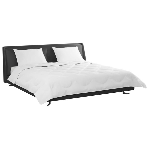 vidaXL Přikrývka s polštářem 3 pcs Bílá Mikrovlákno