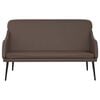 vidaXL Lavice hnědá 110 x 76 x 80 cm umělá kůže