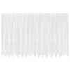 vidaXL Čipkov&yacute; Z&aacute;věs se z&aacute;clonami B&iacute;l&aacute; 140 x 400 cm Polyester