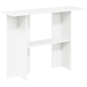 vidaXL Konzolov&yacute; stolek B&iacute;l&aacute; 100 x 30 x 75 cm Kompozitn&iacute; dřevo