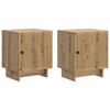 vidaXL Nočn&iacute; skř&iacute;ňka 2 pcs Dub artisan 43 x 34,5 x 50 cm
