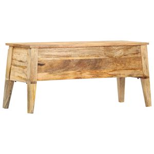 vidaXL &Uacute;ložn&yacute; box 99 x 35 x 48 cm masivn&iacute; mangovn&iacute;kov&eacute; dřevo