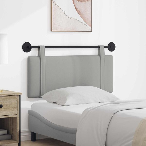 vidaXL Z&aacute;věsn&aacute; čeln&iacute; deska Oblačno &scaron;ed&aacute; 110 x 55 x 5 cm textil