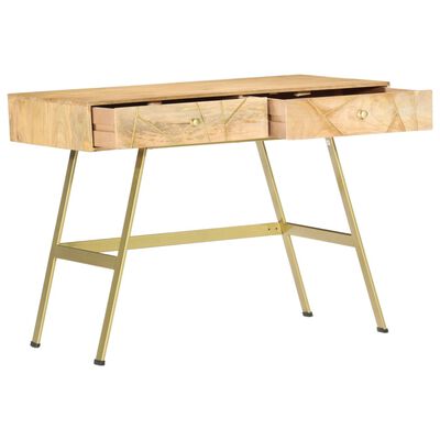 vidaXL Psací stůl se zásuvkami 100x55x75 cm masivní mangovníkové dřevo