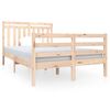 vidaXL R&aacute;m postele 120 x 190 cm Small Double masivn&iacute; dřevo