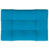 vidaXL Podu&scaron;ka na palety modr&aacute; 120 x 80 x 12 cm textil