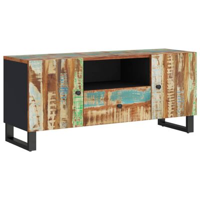 vidaXL TV skříňka 105x33,5x46 cm masivní recyklované dřevo a kompozit