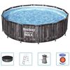 Bestway Baz&eacute;n Steel Pro MAX s př&iacute;slu&scaron;enstv&iacute;m kulat&yacute; 427 x 107 cm