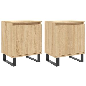 vidaXL Nočn&iacute; stolky 2 ks dub sonoma 40 x 30 x 50 cm kompozitn&iacute; dřevo