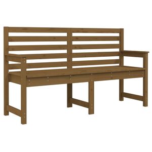 vidaXL Zahradn&iacute; lavice medově hněd&aacute; 159,5x48x91,5 cm masivn&iacute; borovice