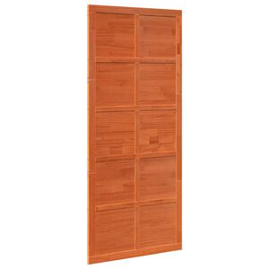 vidaXL Zavěsn&eacute; posuvn&eacute; dveře 90 x 2,5 x 208 cm Voskově hněd&aacute;
