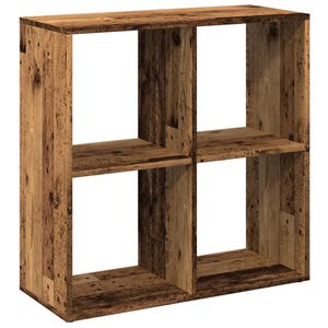vidaXL Knihovna/děl&iacute;c&iacute; stěna old wood 69,5x29x69,5 cm kompozitn&iacute; dřevo