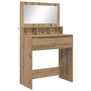 vidaXL Toaletn&iacute; stolky do ložnice Artisanov&yacute; dub 80 x 39,6 x 135 cm