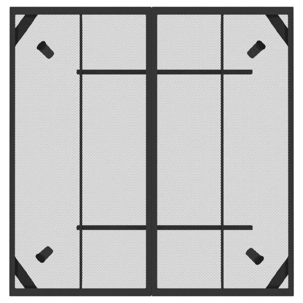 vidaXL Zahradní stůl antracitový 100 x 100 x 72 cm ocelové pletivo