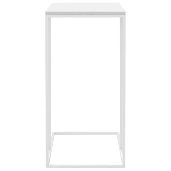 vidaXL Odkl&aacute;dac&iacute; stolek b&iacute;l&yacute; 40 x 30 x 59 cm kompozitn&iacute; dřevo