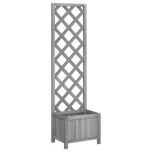 vidaXL Květin&aacute;č s mř&iacute;žkou 40x30x135 cm masivn&iacute; jedlov&eacute; dřevo