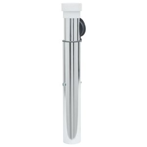 vidaXL Zemn&iacute; kotva pro slunečn&iacute;k pro tyč 40&ndash;50 mm stř&iacute;brn&aacute; hlin&iacute;k