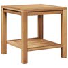 vidaXL Konferenčn&iacute; stolek Hněd&aacute; 45 x 45 x 45 cm Pevn&eacute; teakov&eacute; dřevo