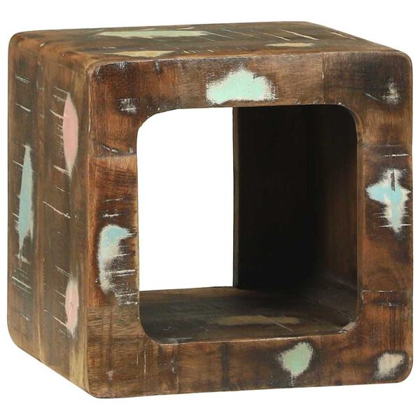 vidaXL TV jednotky s polic&iacute; 2 pcs V&iacute;cebarevn&yacute; Masivn&iacute; obnovovan&eacute; dřevo