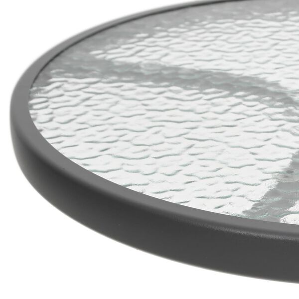 vidaXL Zahradní stůl Ø50 x 71 cm ocel antracitový