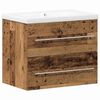 vidaXL Skř&iacute;ňka pod umyvadlo 2 ks Star&eacute; dřevo 60 x 38,5 x 48 cm