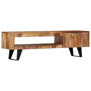 vidaXL TV stolek 140 x 30 x 40 cm masivn&iacute; ak&aacute;ciov&eacute; dřevo