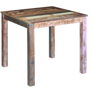 vidaXL J&iacute;deln&iacute; stůl masivn&iacute; recyklovan&eacute; dřevo 80 x 82 x 76 cm