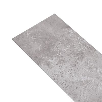 vidaXL Nesamolepicí PVC podlahová prkna 5,26 m² 2 mm zemitě šedá