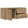 vidaXL TV skř&iacute;ňka dub artisan 80x34x35,5 cm kompozitn&iacute; dřevo
