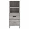 vidaXL Skříň highboard šedá sonoma 34,5 x 34 x 180 cm kompozitní dřevo
