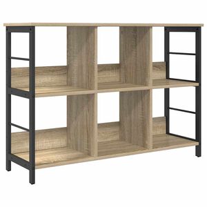 vidaXL Knihovna 6 &uacute;rovn&iacute; 102 x 32 x 72,5 cm Kompozitn&iacute; dřevo