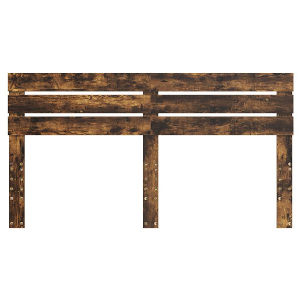 vidaXL Čelo postele Kouřov&yacute; dub 200 cm Kompozitn&iacute; dřevo