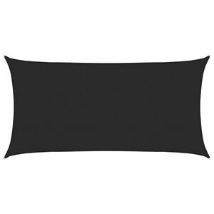 vidaXL St&iacute;nic&iacute; plachta 160 g/m&sup2; čern&aacute; 2 x 3,5 m HDPE