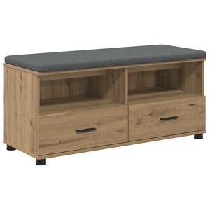 vidaXL Chodbičkov&aacute; lavice Řemesln&yacute; Dub 100 x 38 x 46 cm