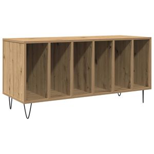 vidaXL Skř&iacute;ň na gramofonov&eacute; desky dub artisan 100 x 38 x 48 cm