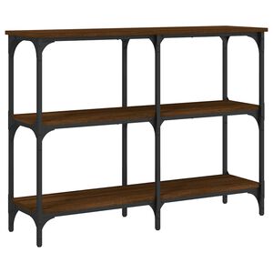 vidaXL Konzolov&yacute; stolek hněd&yacute; dub 100 x 29 x 75 cm kompozitn&iacute; dřevo