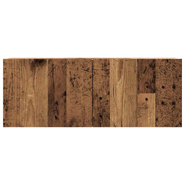 vidaXL Nástěnná TV skříňka old wood 80 x 30 x 30 cm kompozitní dřevo