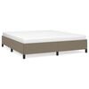 vidaXL R&aacute;m postele bez matrace taupe 160 x 200 cm textil