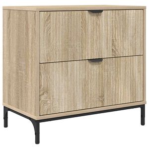vidaXL Nočn&iacute; stolek dub sonoma 63,5 x 36 x 61 cm Kompozitn&iacute; dřevo