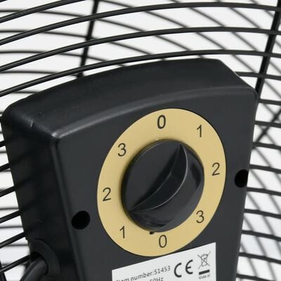 vidaXL Průmyslový bubnový ventilátor 60 cm 180 W černý