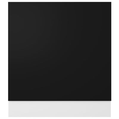 vidaXL Panel na myčku černý 59,5 x 3 x 67 cm dřevotříska