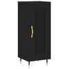 vidaXL Skř&iacute;ň highboard čern&aacute; 34,5 x 34 x 180 cm kompozitn&iacute; dřevo
