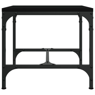vidaXL Konferenční stolek černý 50x50x35 cm kompozitní dřevo
