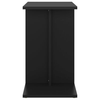 vidaXL Odkládací stolek černý 50 x 30 x 50 cm dřevotříska