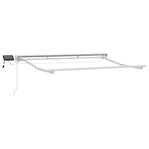 vidaXL Manu&aacute;ln&iacute; r&aacute;m mark&yacute;zy s LED B&iacute;l&yacute; 2,5 x 2 m Hlin&iacute;k