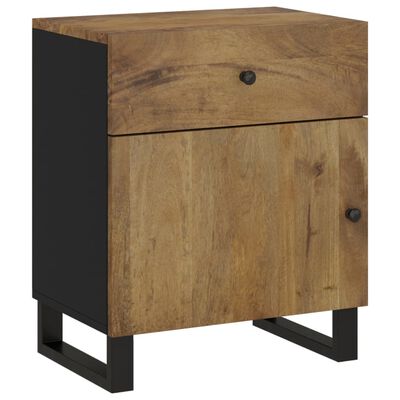 vidaXL Noční stolek 50x33x60 cm masivní mangovník a kompozitní dřevo