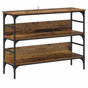 vidaXL Konzolov&yacute; stolek Star&eacute; dřevo 100 x 32 x 75 cm Kompozitn&iacute; dřevo