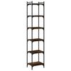 vidaXL Knihovna s 6 policemi kouřov&yacute; dub 40x30x188 cm kompozitn&iacute; dřevo