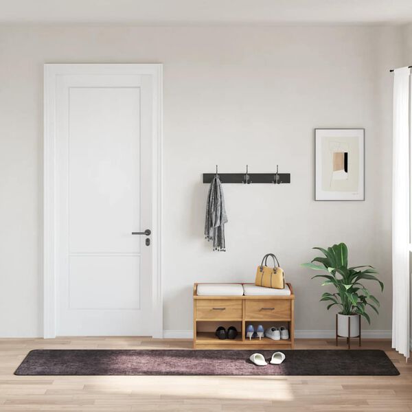 vidaXL Koberec prateln&yacute; 80 x 300 cm antracitov&yacute;