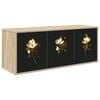vidaXL N&aacute;stěnn&aacute; TV skř&iacute;ň BREMEN 102 x 33 x 40 cm Dub sonoma